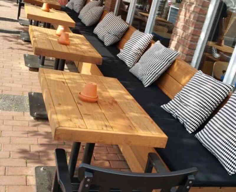 Außenpolster angefertigt, hier für Gottschi in Bad Schwartau