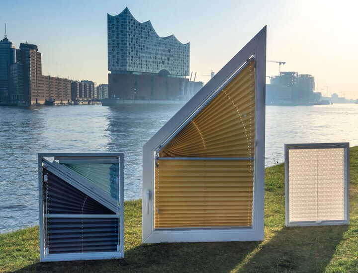 Innenliegender Sicht- und Sonnenschutz